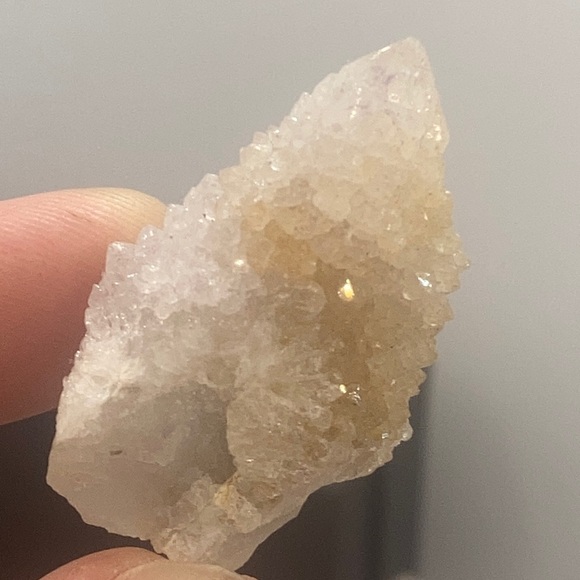 Vintage Other - White/clear Spirit Quartz with Citrine and faint amethyst phantom